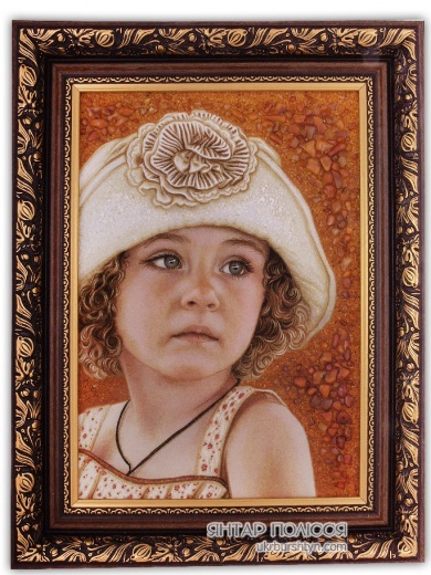портрет из янтаря