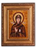 Именная икона из янтаря Святая пророчица Анна