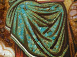 Икона из янтаря Святая Троица