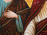 Икона из янтаря Пётр и Павел.