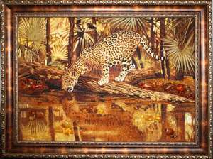Панно «Леопард»