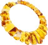Янтарне намисто медових відтінків «Клеопатра»
