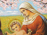 Икона с изображением святой семьи