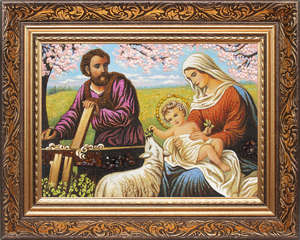 Икона с изображением святой семьи