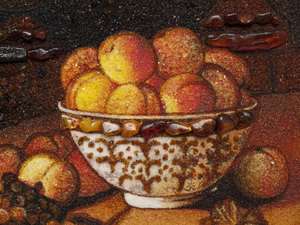 Панно «Виноград, персики і диня» (Олександр Франсуа Депорт)