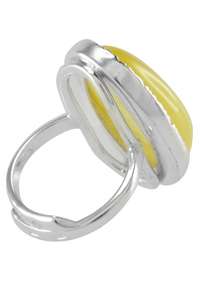 Срібний перстень з каменем бурштину «Айрін»