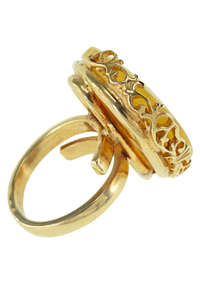 Серебряное кольцо с позолотой «Алита»