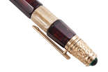 Бурштинова ручка з рогом оленя «Плетіння»