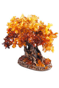 Декоративне бурштинове дерево