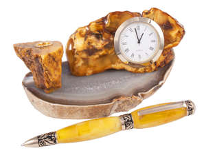 Настільний набір (Годинник і ручка)