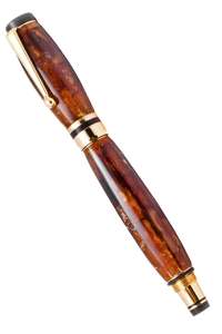 Ручка янтарная перьевая