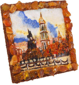 Сувенирный магнит «Осень на Софийской площади»
