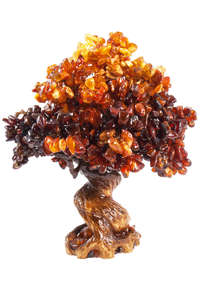 Янтарное дерево-бонсай