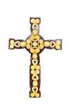 Настінний хрест з пластин бурштину