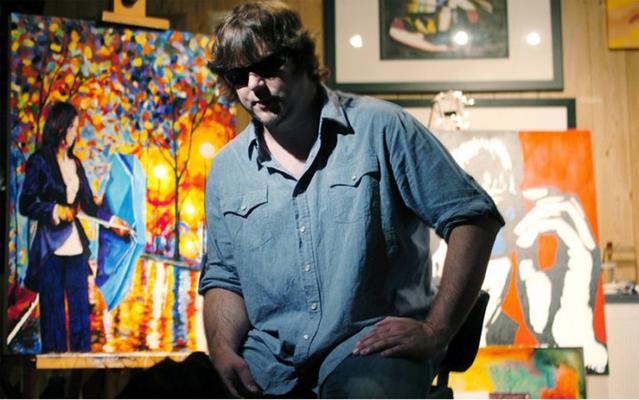 Объёмные полотна: как рисует картины незрячий живописец