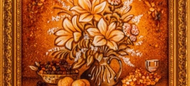 Ваш дом не забудут, если увидят красивые янтарные картины 