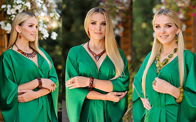 З чим носити ювелірні прикраси з бурштину