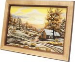 Пейзаж «Зимний деревенский пейзаж»