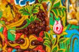 Индийская картина из янтаря