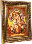 Икона из янтаря Божией Матери Жировицкая