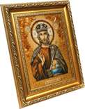 Православная икона из янтаря Вседержитель