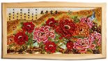 Картина из янтаря Пн-4512 на китайский мотив