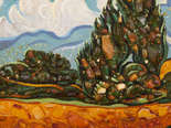 Картина «Пшеничное поле с кипарисом» (Винсент ван Гог)