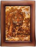 Картина из янтаря Тигр