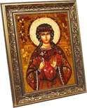 Именная икона из янтаря Святая мученица Любовь