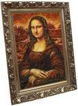 «Мона Лиза» Леонардо да Винчи, картина из янтаря. 