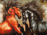 Панно «Лошади»