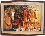 Панно «Огненные лошади»
