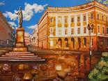 Панно «Пам'ятник Дюку де Рішельє в Одесі»