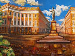 Панно «Памятник Дюку де Ришелье в Одессе»