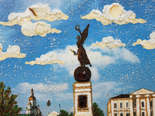Панно «Памятник независимости «Летящая Украина»»