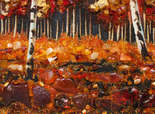 Пейзаж «Осень в березовом лесу»