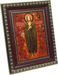 Именная икона из янтаря Святая Мария Египетская
