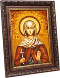 Картина из янтаря Святая Наталия.