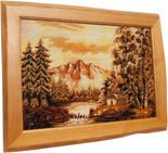 Пейзаж «Домик в лесу»