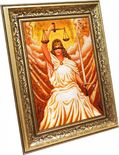 Богиня Фемида картина из янтаря. 