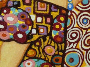 Картина из янтаря «Поцелуй», Густава Климта