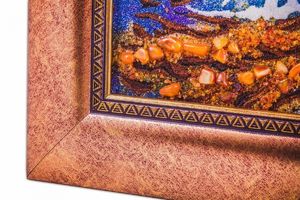 Картина из янтаря «Корабли»