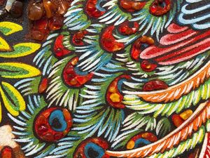 Панно «Павлины в китайской живописи»