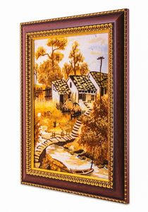 Пейзаж Пз-59 картина из янтаря.