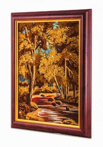 Пейзаж из янтаря «Деревья»