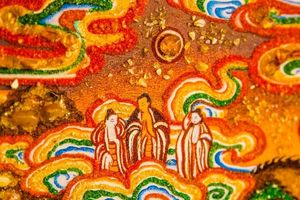 Панно «Смерть Будды»