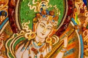 Панно «Богиня Сарасвати»