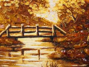 Пейзаж Пз-62 картина из янтаря