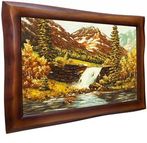 Пейзаж «Водопад в горах»