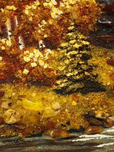 Пейзаж «Водопад в горах»